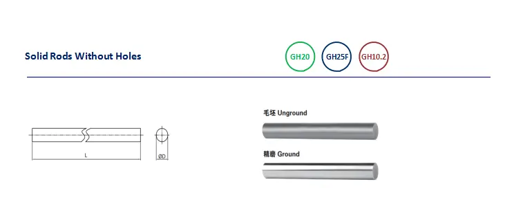 Yg8 Tungsten carbide ground rod and bar