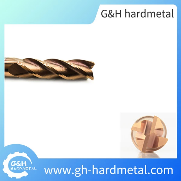 G&H- 4 Flutes Tungsten Carbide Flat End Mill  - 副本