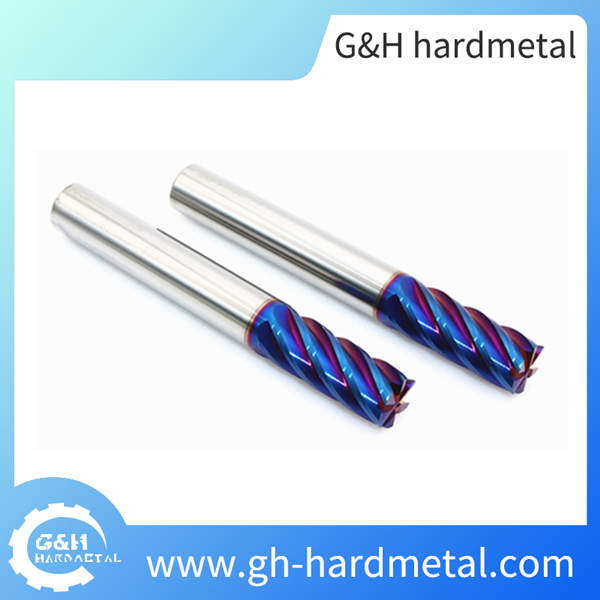 Corner Radius Flat End Mills Carbide Cutting Tools with Coating